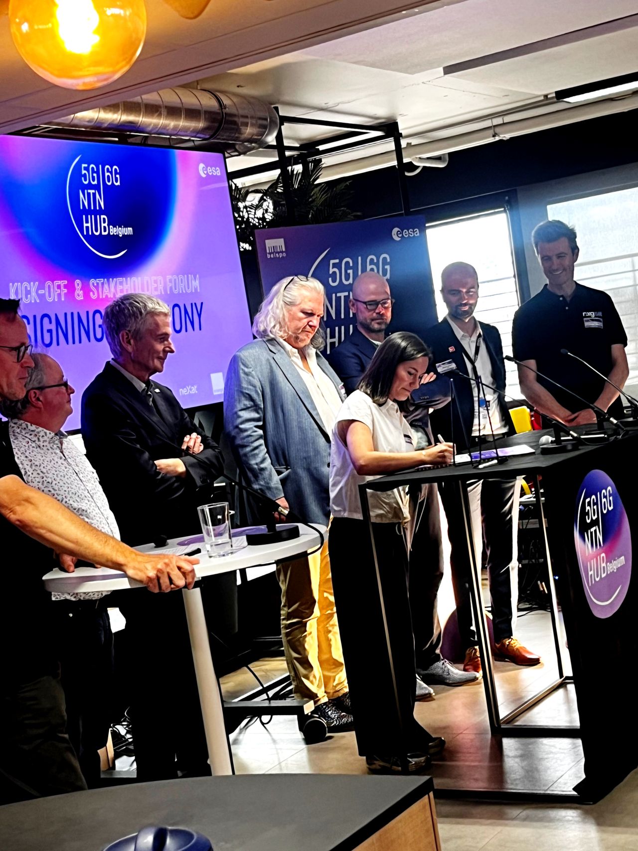 ADLC contribute as one of the showcased use cases - 5/6G NTN HUB Belgium